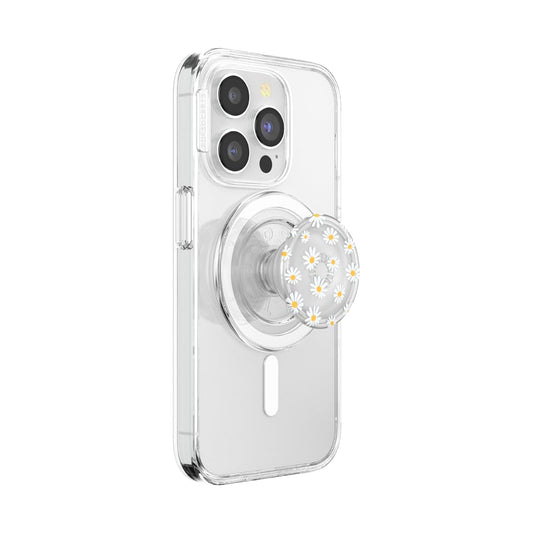 PopSockets Phone Grip for MagSafe, Magnetic Holder- He Loves Me Not