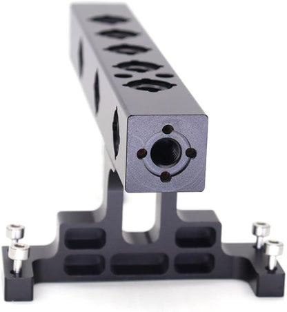 Lightweight Top Handle, Camera Top Handle Grip, Universal Handle with 5X 3/8'' Screw Adapters for DSLR Camera Rigs - Black
