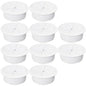 10 Pcs Desk Grommet 2" / 50 mm, Desk Hole Cover for Cables White, Cable Grommet ABS Plastic, Desk Hole Grommet for Home & Office Pc, Detachable Cable Cord Organizer