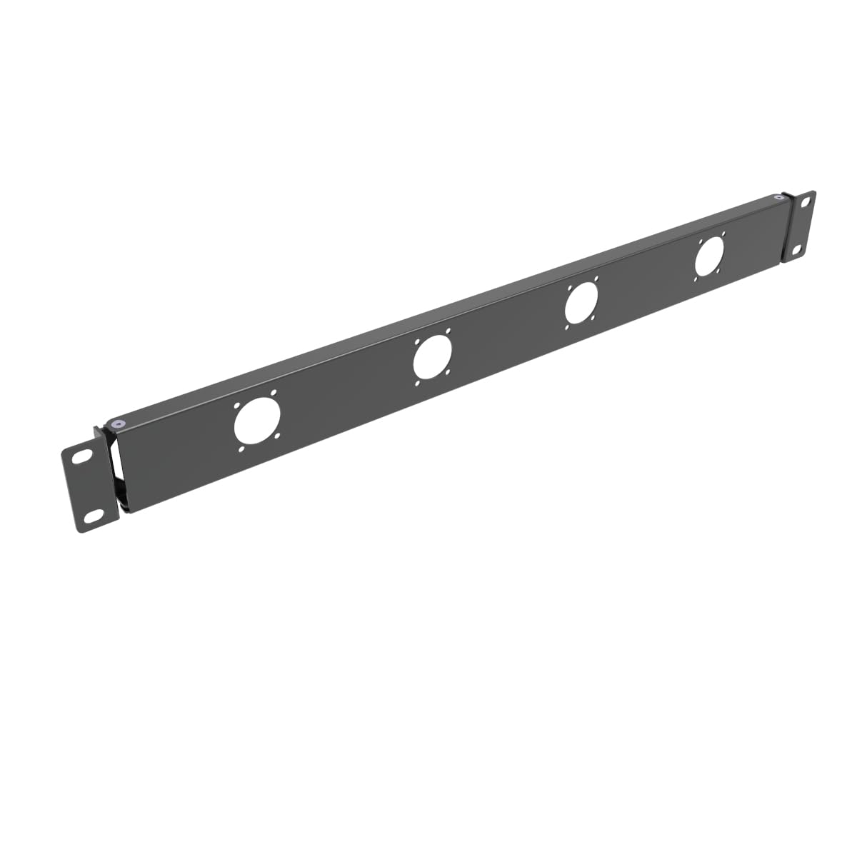 QiaoYoubang 1U Hinged 2D XLR HDMI Audio Rack Mount Panel