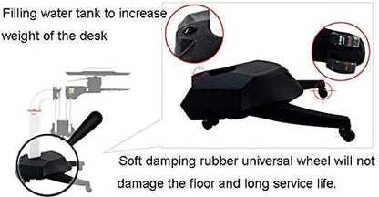 Kesrer01 Full Motion Long Arm Multifunctional Moving Laptop Desk Sofa Bedside Notebook Stand Lazy Lift Rotating Computer Table