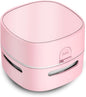 ODISTAR Desktop Vacuum Cleaner, Mini Table dust Sweeper Energy Saving,High Endurance up to 400 mins,360º Rotatable Design for Keyboard/Home/School/Office (Pink)