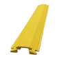 Kable Kontrol Drop Over Floor Cord Cover – 36” Inch Long 1 Channel Cable or Wire Protector – 20 Pcs Bulk Pack - Rubber Ramp for Indoor and Outdoor Use – Yellow