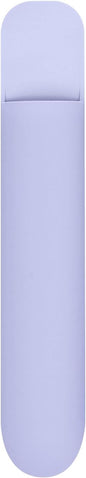 eZAKKA Silicone Pencil Holder For Most Pens,Pencils, 7.8 inch Self-Adhesive Stick To Notebooks,Diary, Desks,Tablet, Purple, 1 Pack