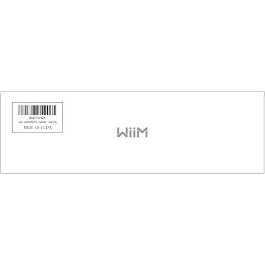 WiiM Amp Pro: Multiroom Streaming Amplifier | Compatible with Google Cast, Alexa | HDMI, Voice Control | Stream from Spotify, Amazon Music, Tidal & More - Dark Gray