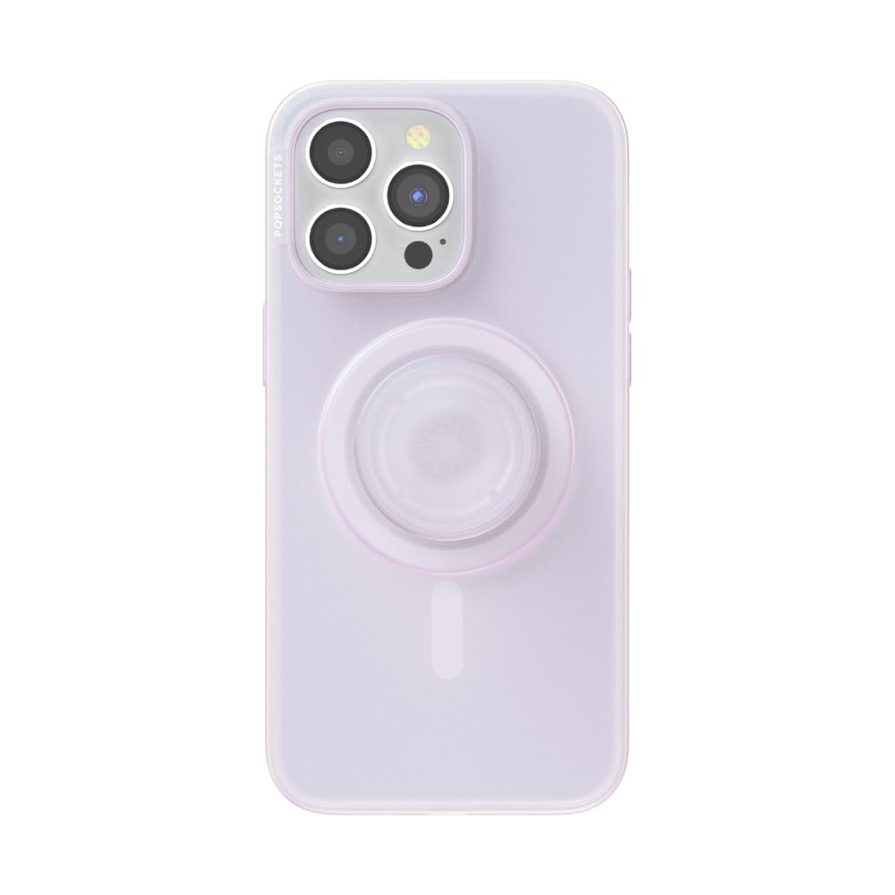 PopSockets iPhone 15 Pro Max Phone Case w/MagSafe- Clear
