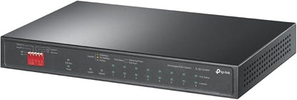 TP-Link TL-SG1210PP | 8 Port PoE Switch | 6 PoE+ and 2 PoE++ Ports @123W, w/ 2 Uplink Gigabit Ports + 1 Combo SFP Slot | Plug & Play | Priority, Extend & Isolation Mode | QoS, IGMP, PoE Auto Recovery