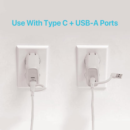 BLACK+DECKER USB C Multi Charging Cable, Fast Multi Charger Cable w/Adapter