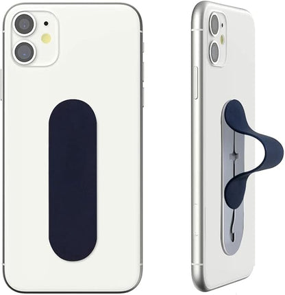Momostick Flatstick, Cell Phone Finger Grip Strap Holder for Hand, Cell Phone Stand, New Slim Finger Loop Selfie Grip Compatible with Most Smartphones
