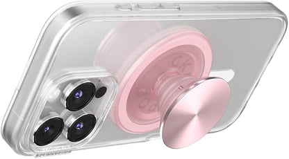 PopSockets Phone Grip for MagSafe with Kickstand, Magnetic Stand, Swappable Top, Secure Hold for iPhone MagSafe Cases, Phone & Tablet Grip - Dusty Rose