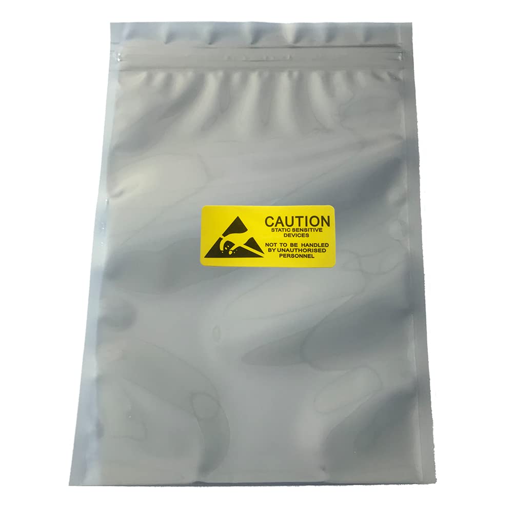 Daarcin AntiStatic Bags 30pcs Mixed Sizes ESD Resealable Shielding Bag