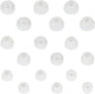 Replacement Earbud Tips - Silicone Ear Covers for In-Ear Headphones - 9 Pairs (S, M, L)