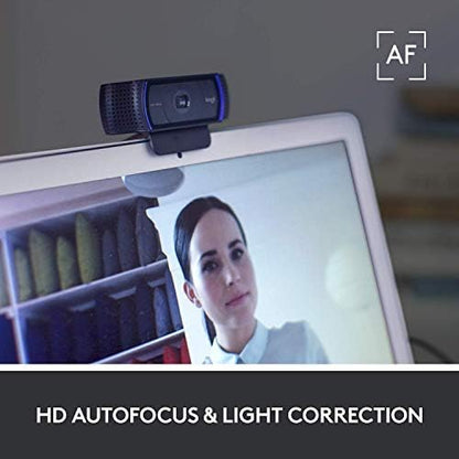 Logitech C920x HD Pro + Logitech for Creators Litra Glow - The Perfect Solution for Great on-Camera Looks