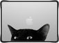 CASETiFY Impact MacBook Air 13.6" (M2-M4) Case [Cushioned Impact Corners/Scratch-Resistant/Anti-Slip Grip] - CAT - Clear Black