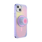 PopSockets iPhone 15 Pro Phone Case with MagSafe, Wireless Charging Compatible, White - Opalescent Clear