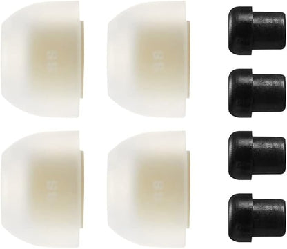 AZLA SednaEarfit MAX Standard (SS) - Earbud Tips for Wireless Headphones - Noise Canceling Earbuds Replacement Tips - Eartips Compatible with Sony, Samsung, Beats, JLab, Sennheiser, Shure