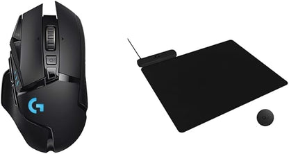 Logitech G502 Hero High Performance Wired Gaming Mouse, Hero 25K Sensor, 25,600 DPI, RGB, Adjustable Weights, 11 Programmable Buttons, On-Board Memory