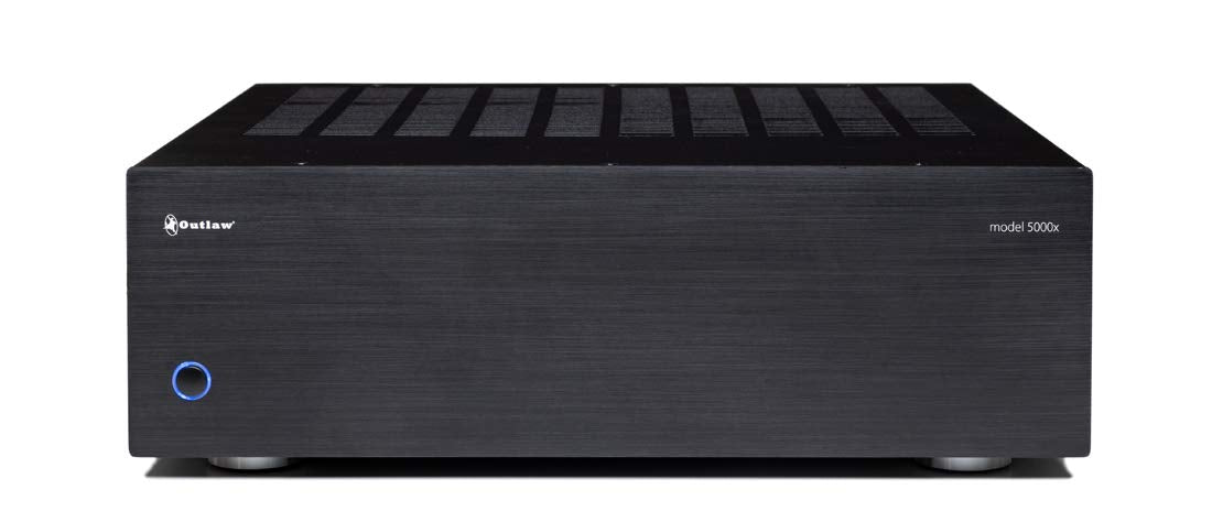Outlaw Model 5000x 5000 x 5-Channel Power Amplifier | 5x120 Watts Continuous | High Current Amplifier | XLR & RCA Inputs |