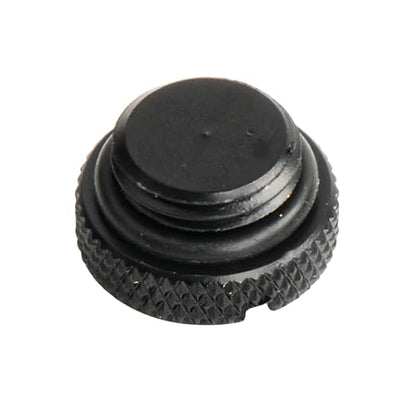 Dracaena.io 6 Pack G1/4" Thread, Thin Water Stop Plug Fitting with Coin Slot for Computer Water Cooling System, Durable Brass/Copper Material, Black