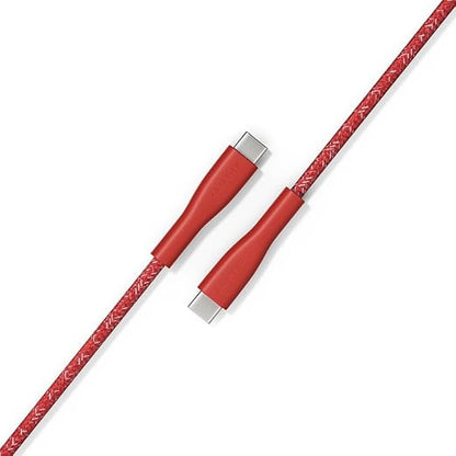 CASETiFY Powerthru USB-C to USB-C Cable (1m/3.3ft) - Meter - Cherry Red