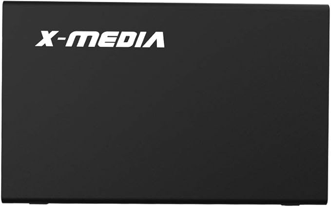 X-MEDIA XM-EN3451 3.5-Inch USB 2.0 IDE/PATA or SATA Aluminum Hard Disk Drive HDD External Enclosure Case, Support 3.5" IDE/PATA(Parallel ATA), 3.5" SATA(Serial ATA)/SSD Hard Disk Drive