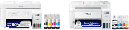 Epson EcoTank ET-4800 Wireless All-in-One Cartridge-Free Supertank Printer with Scanner & EcoTank ET-3850 Wireless Color All-in-One Cartridge-Free Supertank Printer with Scanner