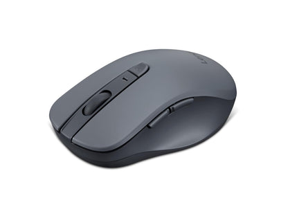 Lenovo WL310 Bluetooth Silent Mouse, Ergonomic, Adjustable DPI, Silent Clicks, Bluetooth 5.0, Portable for Windows, Mac, and Chromebook, Grey