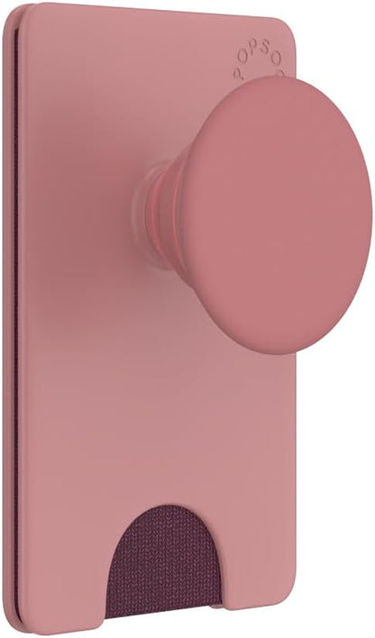 PopSockets Phone Wallet with Expanding Kickstand, Phone Card Holder - Clay