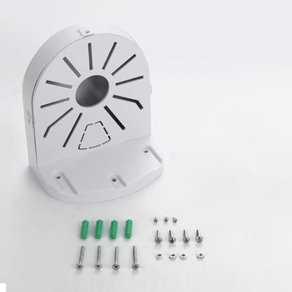 Indoor Outdoor Camera Bracket ABS Plastic Wall Mount L-Shaped Bracket for Security Dome IP Camera Mounting, Junction Box Cable Management (4.5in-SL-4PACK)
