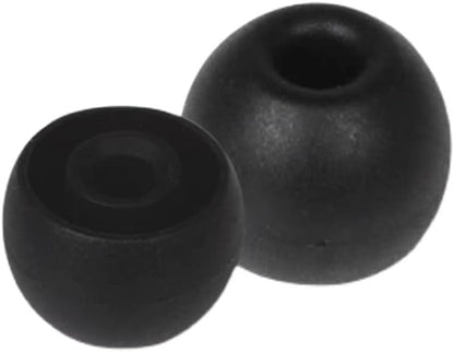 8 Pairs Replacement Silicone Earbuds Tips for Powerbeats Pro & Beats Flex/BeatsX Headphones, 4 Sizes Soft Flexible Noise Reduction Eartips Compatible with Beats Flex Earbuds Replacement Tips (Black)