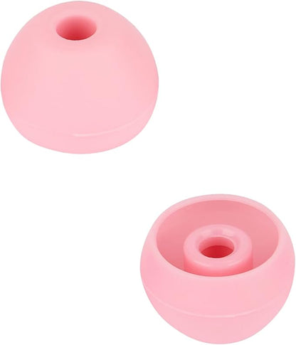 Earbud Tips Earbuds Replacement Tips Replacement Earbud Tips Earbud Covers Silicone Tips Replacement Ear Tips Compatible with Powerbeats Pro Beats Wireless Earphone Headphones 4 Pairs (Pink)