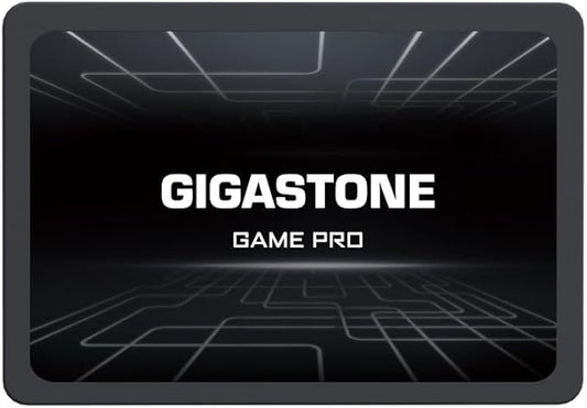 Gigastone 512GB SATA SSD 2.5 inch SSD 520MB/s Upgrade Laptop PC Memory and Storage PS4 HDD Replacement 2.5" Internal Solid State Hard Drives SATA III SLC Cache 3D NAND Game Pro Performance