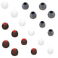 Earbuds Replacement Tips Silicone Earbud Tips Ear Gels Fit for Inner Hole from 3.8mm - 5.1mm Earphones 9 Pairs S/M/L