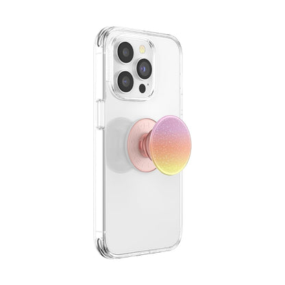 PopSockets Adhesive Phone Grip, Holder, Phone Stand, Purple - Aura Sunrise
