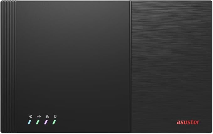 Asustor Flashstor 12 Pro FS6712X,12 Bay All-SDD NAS Storage, Quad-Core 2.0GHz, 10GbE Port, 4GB RAM DDR4, Network Attached Storage with 8 x 4TB NVMe SSD