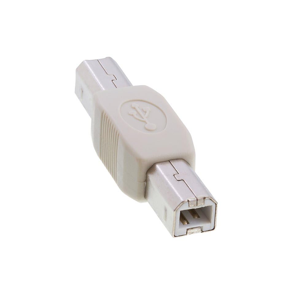 Cmple - USB B to B Adapter USB 2.0 Female to Female Coupler Jack to Jack Connector Converter for Printer Cable Scanner HDD External Hard Drive - 10 Pack