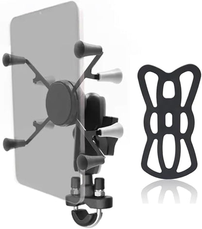 Strg Tablet Mount with U-Bolt Mount Base for Rails 0.5'' to 1.25'' in Diameter for 6" Tablets, Motorcycle Tablet Holder for Bike Motorcycle ATV/UTV and More Rails