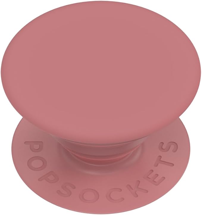PopSockets Phone Grip with Expanding Kickstand, Adhesive Grip, Cute PopSockets, Pink - Matte Clay