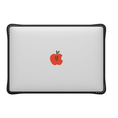 CASETiFY Impact MacBook Air 13.6" (M2-M5) Case [Cushioned Impact Corners/Scratch-Resistant/Anti-Slip Grip] - Clear Black