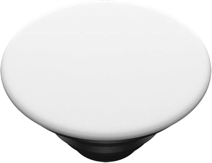 PopSockets Phone Grip with Expanding Kickstand, Adhesive Grip - White on Black