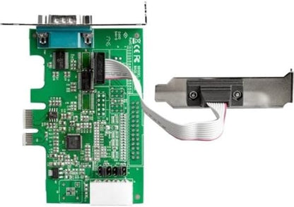 StarTech 2-Port PCI Express RS232 Serial Adapter Card, TAA (PEX2S953LP)
