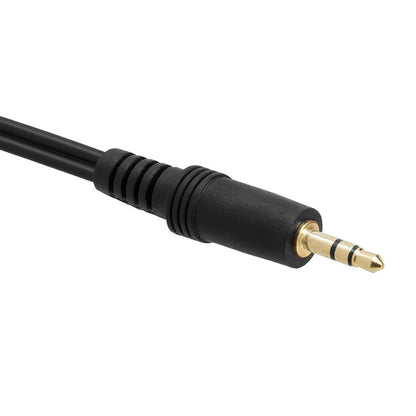 Cmple - 3.5mm Mini Plug to 2 RCA Jack Gold Plated Y Adapter, 3.5mm Male to 2 Female Jack Stereo Audio Cable