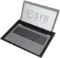 Shield Your Body - Laptop Lap Pad with SaferBody™, Anti Radiation Shield & Heat Shield Pad, EMF Blocker Laptop Pad for Up to 17in.Wide Device (15.9 x 12 inches), Jet Black PU Leather Color