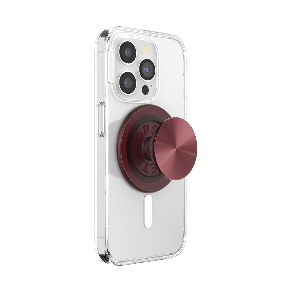 PopSockets Phone Grip for MagSafe, Magnetic Holder- Danger Red