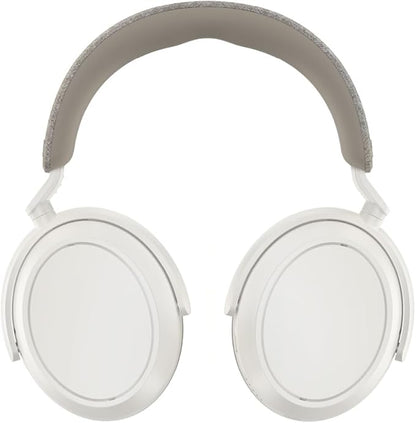 Sennheiser Consumer Audio Momentum 4 Wireless Headphones - Bluetooth Headset for Crystal-Clear Calls with Adaptive Noise Cancellation, 60h Battery Life, Customizable Sound, White (509267)