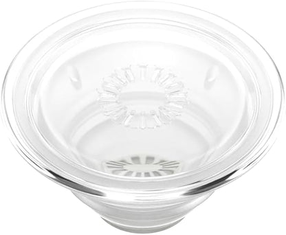 PopSockets Plant-Based Phone Grip with Expanding Kickstand, Adhesive Grip, Eco-Friendly - Clear