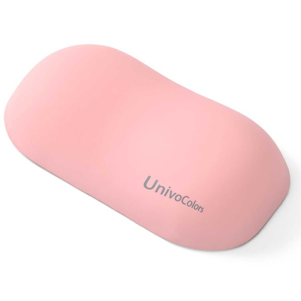 UnivoColors Design-Wave Wrist Rest, Artificial Sheepskin+Memory Foam+Ergonomic+Anti-Slip Gel, Resilience Support During Work and Gaming,Mouse Accessory,White