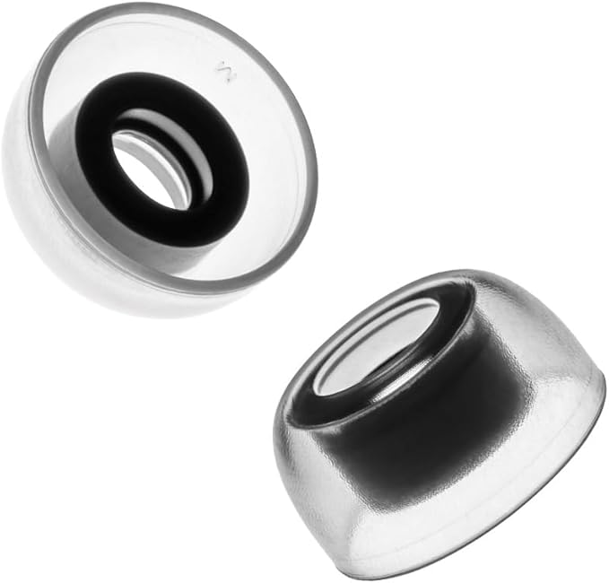 AZLA SednaEarfit Crystal for Bose Earbuds 2 Pair - Bose Earbuds Replacement Tips - Compatible with Quietcomfort Ultra Earbuds, QC Earbuds II (SS)