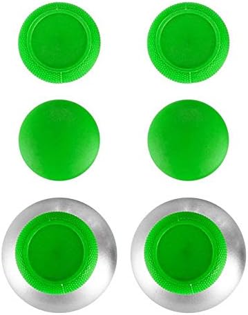 eXtremeRate 8 in 1 Green Metal Magnetic Thumbsticks Analog Joysticks for Xbox One, for Xbox Series X|S and PS4 Controller with T8H Cross Screwdrivers