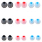 Earbuds Replacement Tips Silicone Earbud Tips Ear Gels Fit for Inner Hole from 3.8mm - 5.1mm Earphones 9 Pairs S/M/L